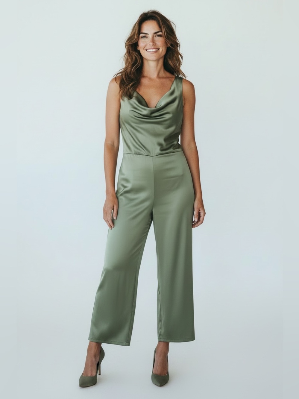 NWT! Cider brand sage green jumpsuit. Women’s size small